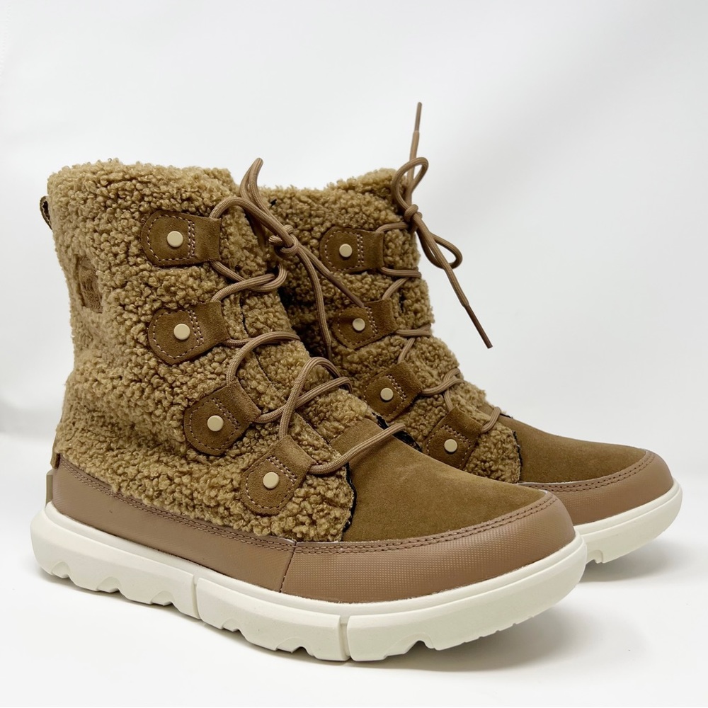 Sorel Explorer II Joan Cozy Boot Delta, Fawn Size 10